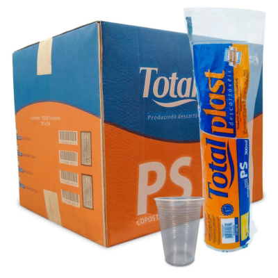 Copo 500 Ml Transp Totalplast 50 Un