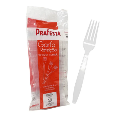 Garfo Refeicao Cristal C/50 - Prafesta