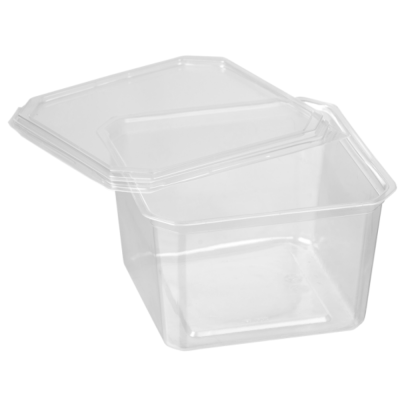 Kit Pote Quadrado 500 Ml Prafesta 20 Un