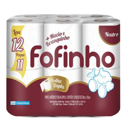 Papel Hig Fofinho Pct 8 Un