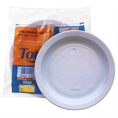 Prato 26 Cm Totalplast 10 Un