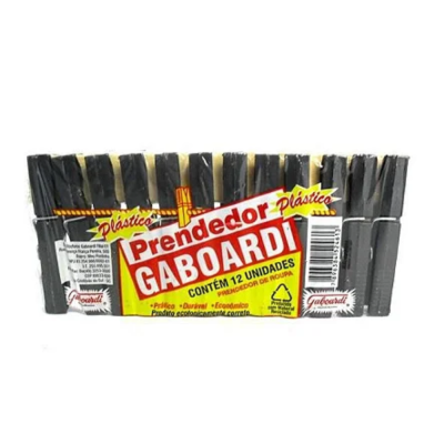 Prendedor Plastico  Gaboardi 12 Un