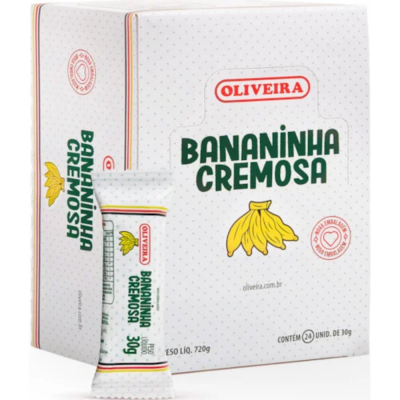 Bananinha Cremosa Doce Fazenda 24X30G