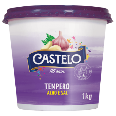 Tempero Alho E Sal Castelo 6X1 Kg