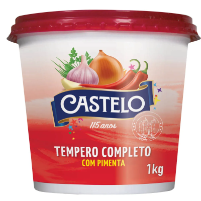 Tempero Comp C/ Pimenta Castelo 6X1 Kg