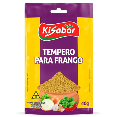 Tempero Para Frango Kisabor 30X12X5G