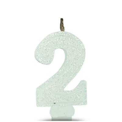 Vela Super N 2 Branca 10 Un - Bianco