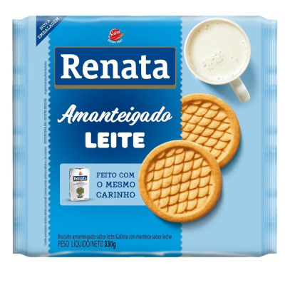 Biscoito Amanteigado Leite Renata 330G