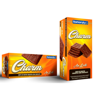 Wafer Charm Chocolate Ao Leite 20X40G