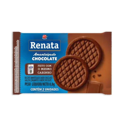 Biscoito Amanteigado Renata Chocolate 12X330G
