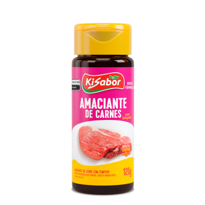Amaciante De Carnes Com Tempero Kisabor 12X120G