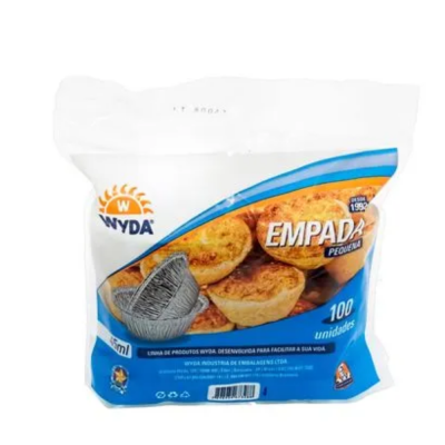 Assadeira Empadas 45Ml C/ 100Un