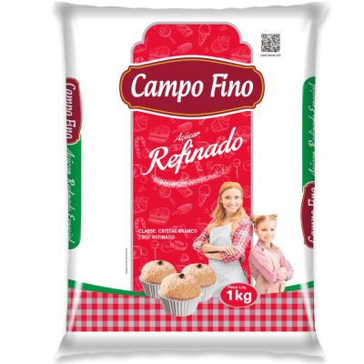 Acucar Refinado Campo Fino 10X1Kg