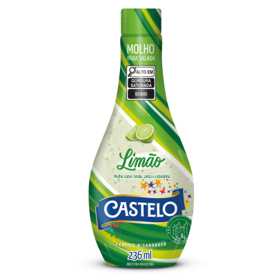 Molho Salada Limao Castelo 236 Ml