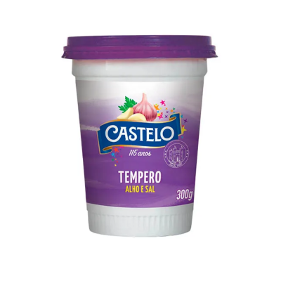 Tempero Alho E Sal Castelo 300G