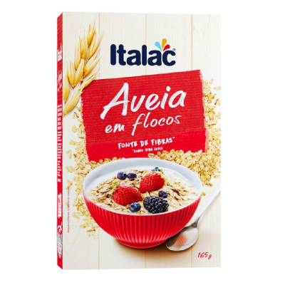 AVEIA EM FLOCOS ITALAC 12X165G