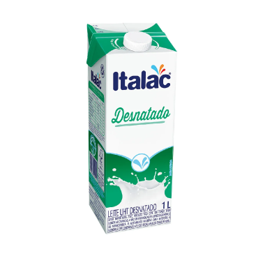 LEITE DESNATADO ITALAC 12X1 LITRO