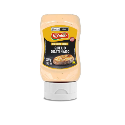 MAIONESE QUEIJO GRATINADO  KISABOR 3X200G