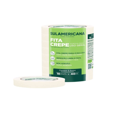 FITA CREPE SULAMERICANA 8X18MM40M