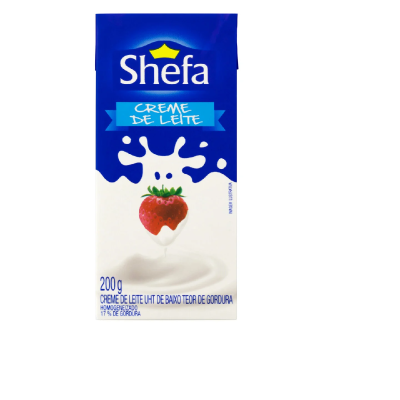 CREME DE LEITE SHEFA 27X200G