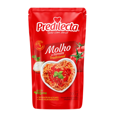 MOLHO TOMATE STAND UP PREDILECTA 32X300G