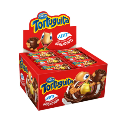 CHOCOLATE BRIGADEIRO TORTUGUITA DISPLAY 24X15,5G