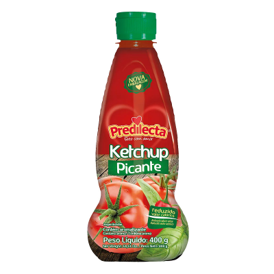 CATCHUP PICANTE BISNAGA PREDILECTA 24X400G