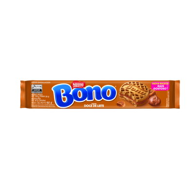 BISCOITO RECHEADO DOCE DE LEITE BONO 90G