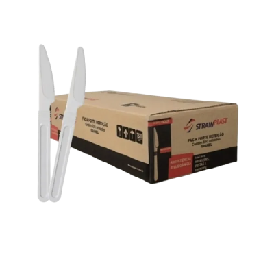 FACA MASTER CRISTAL STRAWPLAST 500UN