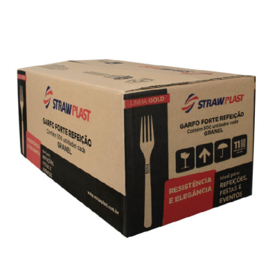 GARFO MASTER CRISTAL STRAWPLAST 500UN