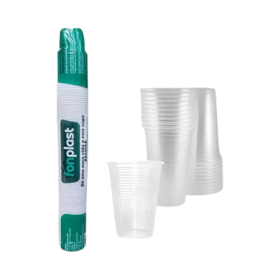 COPO TR 180 ML FONPLAST 100UN
