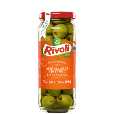 AZEITONA VERDE S CAROCO RIVOLI VIDRO 24X160G