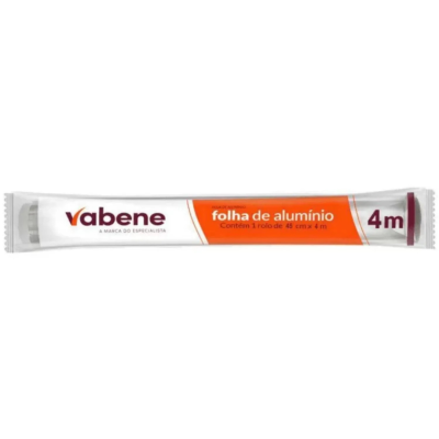 PAPEL ALUMINIO VABENE 30CMX4MTS 25UN