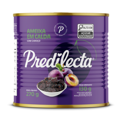 AMEIXA EM CALDA LATA PREDILECTA 24X130G