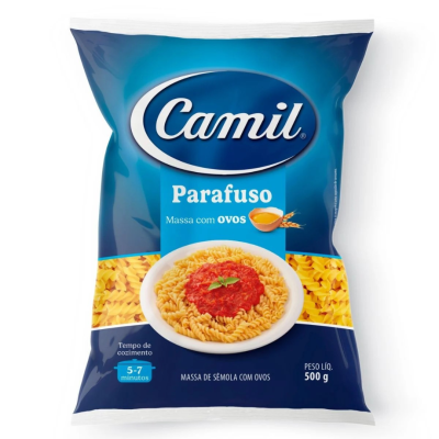 MACARRAO PARAFUSO COVOS CAMIL 500G
