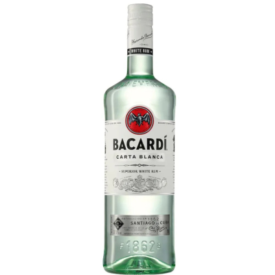 RUM BACARDI CARTA BLANCA 980 ML