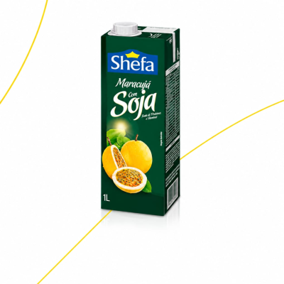 ALIMENTO DE SOJA MARACUJA SHEFA 12X1L
