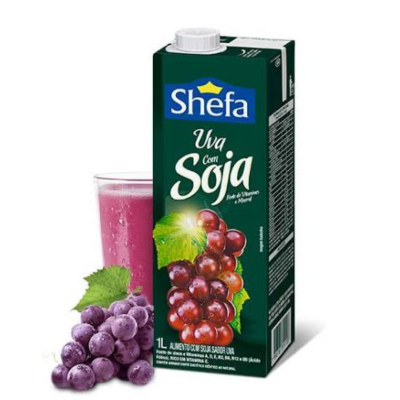 ALIMENTO DE SOJA UVA SHEFA 12X1L