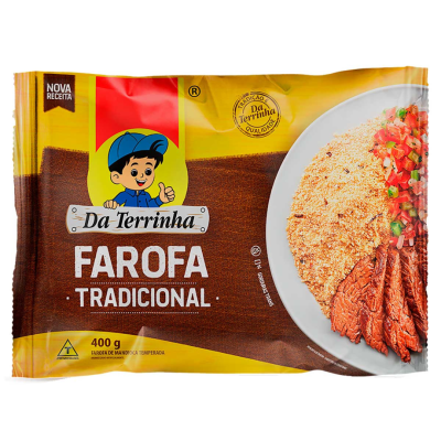 FAROFA PRONTA DA TERRINHA TRADICIONAL 24X400G