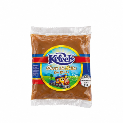 DOCE DE LEITE SACHE KELECK 30G CX 8X950G