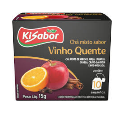 Cha Vinho Quente Montanhes Kisabor 12X15G