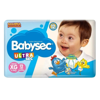 FRALDA XG BABYSEC ULTRA JUMBINHO 8X12 UN