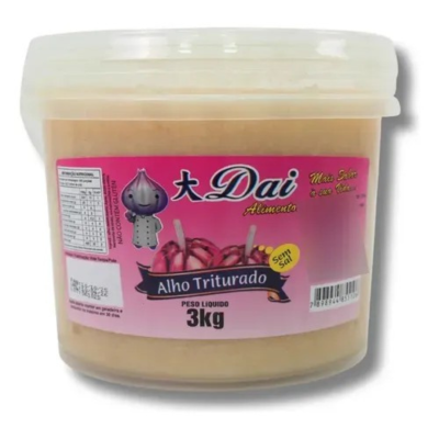 ALHO TRITURADO DAI BALDE 3 KG