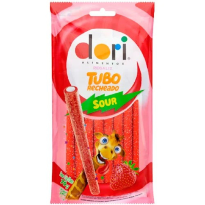 TUBO ACIDO MORANGO DORI 12X70G