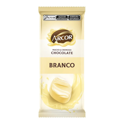 CHOCOLATE BRANCO ARCOR 12X80G
