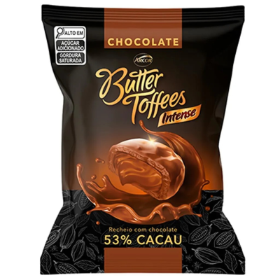 BALA BUTTER TOFFE INTENSE CACAU 400G