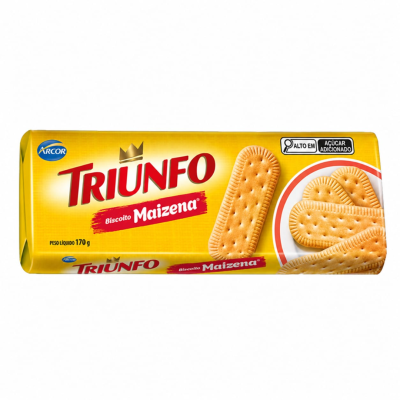 BISCOITO MAIZENA TRIUNFO 10X170G
