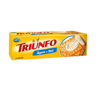 BISCOITO AGUA E SAL TRIUNFO 10X164G