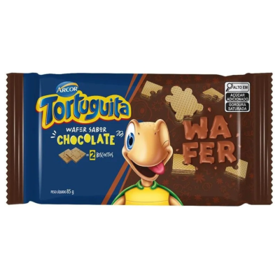 WAFER TORTUGUITA CHOCOLATE 6X85