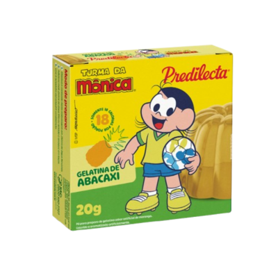 GELATINA PO ABACAXI PREDILECTA 36X20G